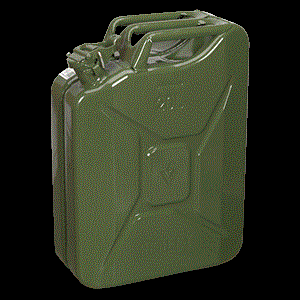 Jerrican metálico verde 20Lt SEALEY JC20G